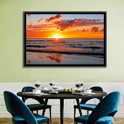 Sunset Over the Baltic Wall Art