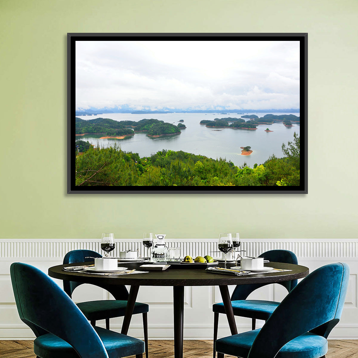 Qiandao Lake Islands View Wall Art