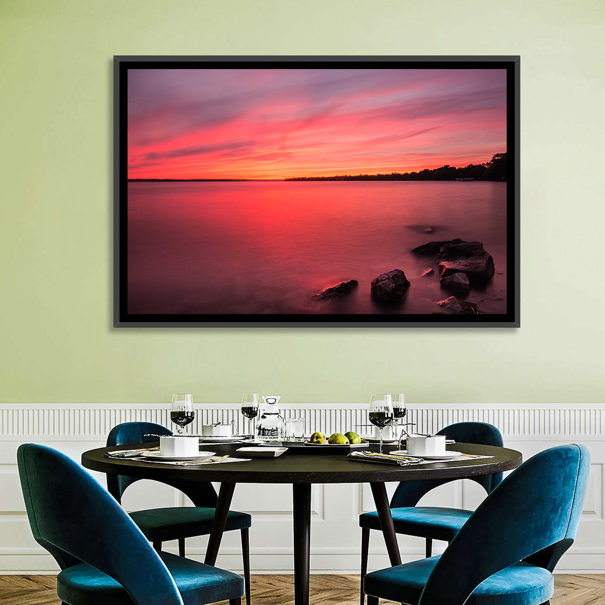 Lake Simcoe Sunset Wall Art