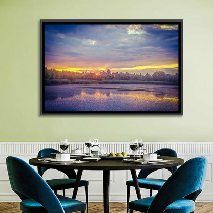 Danube Delta Golden Sunset Wall Art