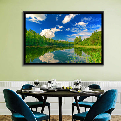 Kurtna Lake Reflection Wall Art