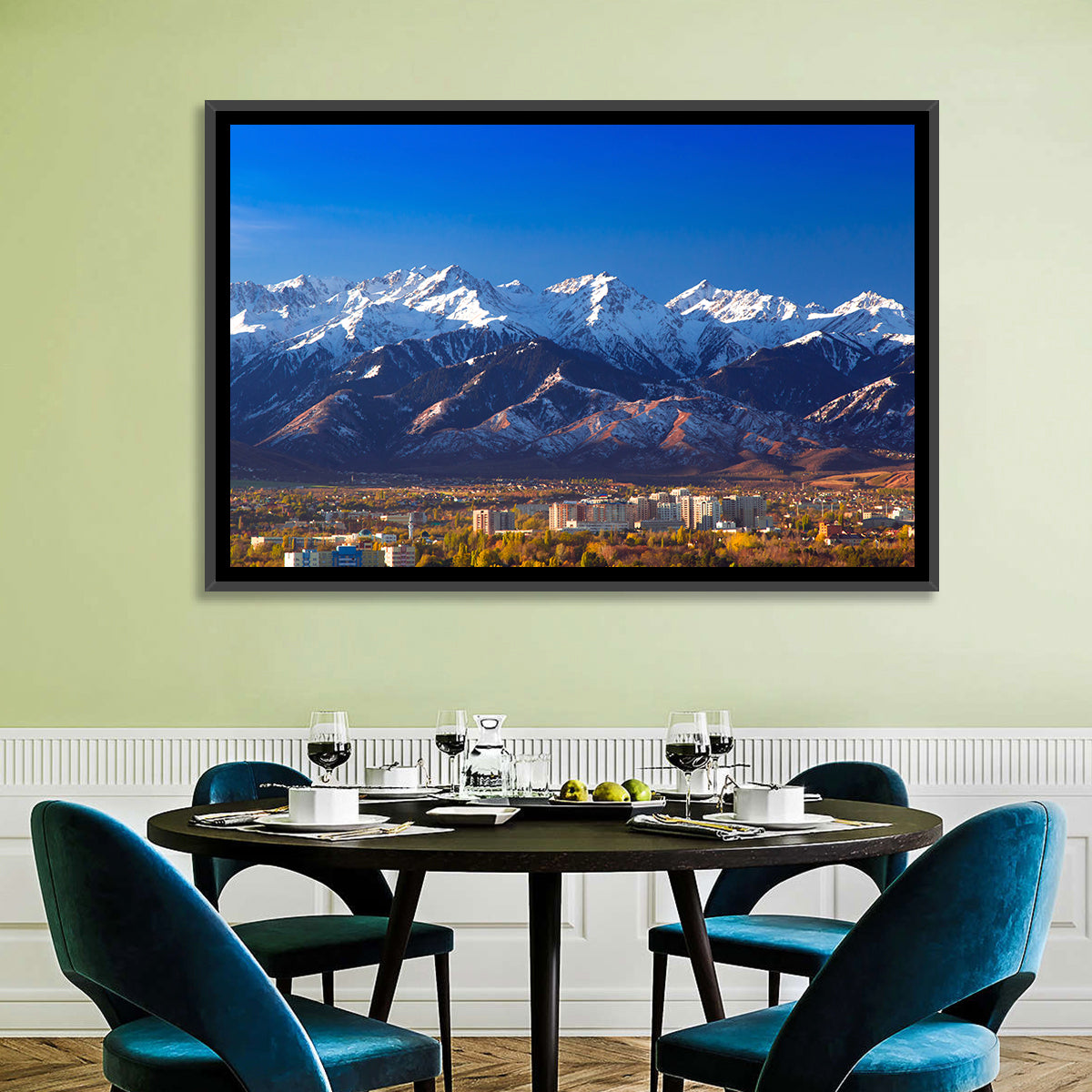 Almaty Snow-capped Trans-ili Alatau Wall Art