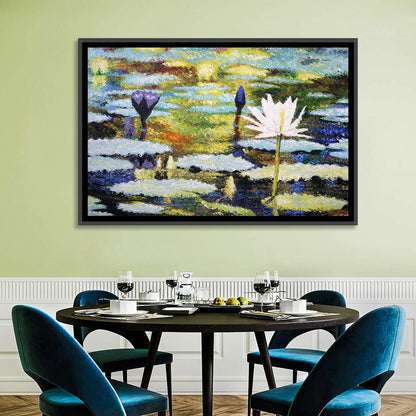Impressionist Water Lilies Study Wall Art