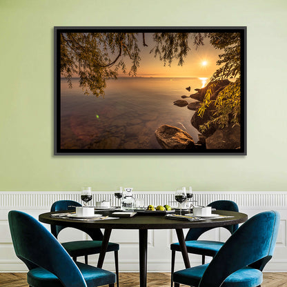 Simcoe Lake Golden Hour Wall Art