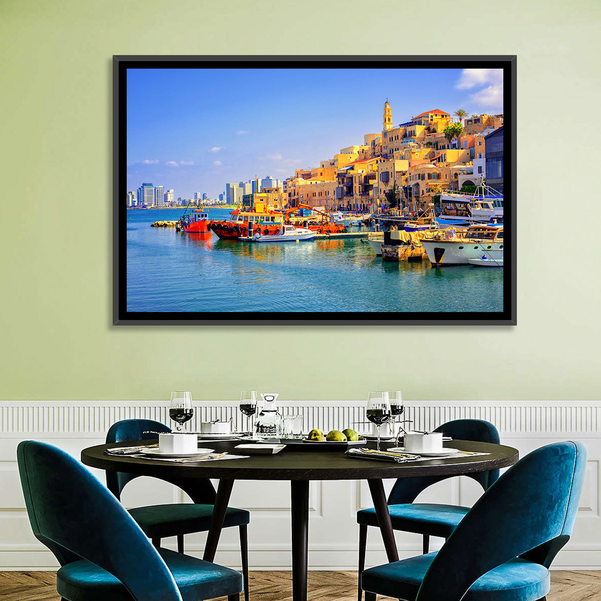 Old Jaffa Harbor Wall Art