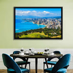 Honolulu Skyline Wall Art