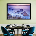 Dead Sea Salt Rocks at Dawn Wall Art