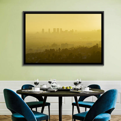 Westwood Los Angeles in Golden Haze Wall Art