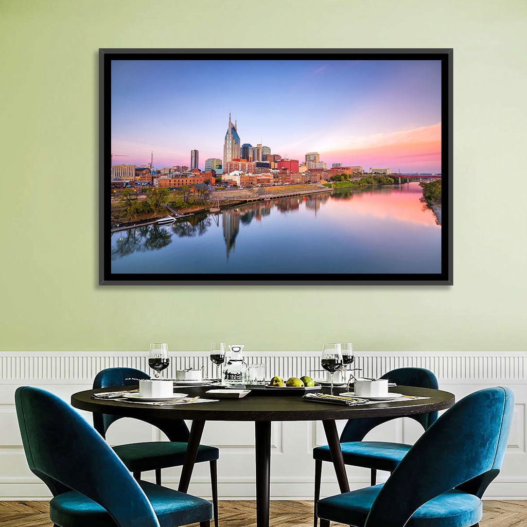 Nashville Skyline at Dusk Wall Art