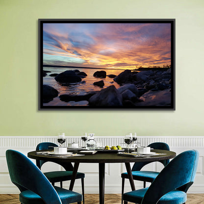 Lake Sakakawea Sunset Wall Art