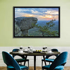 Bald Rock Sunset Over Cheaha State Park Wall Art