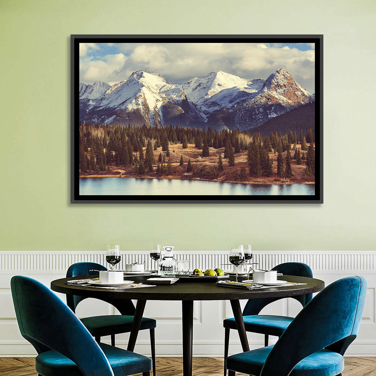 Snow-capped Colorado Rockies Wall Art
