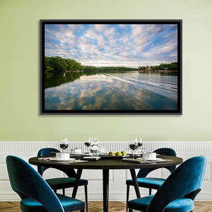 Cloudy Lake Norman Wall Art