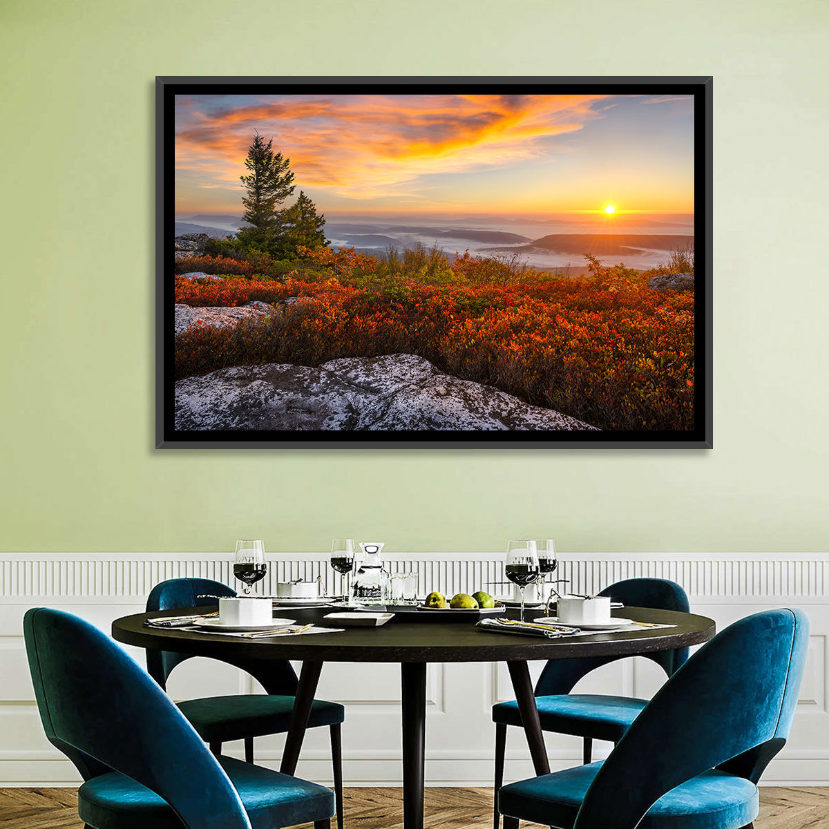 Sunrise Over Dolly Sods Wall Art