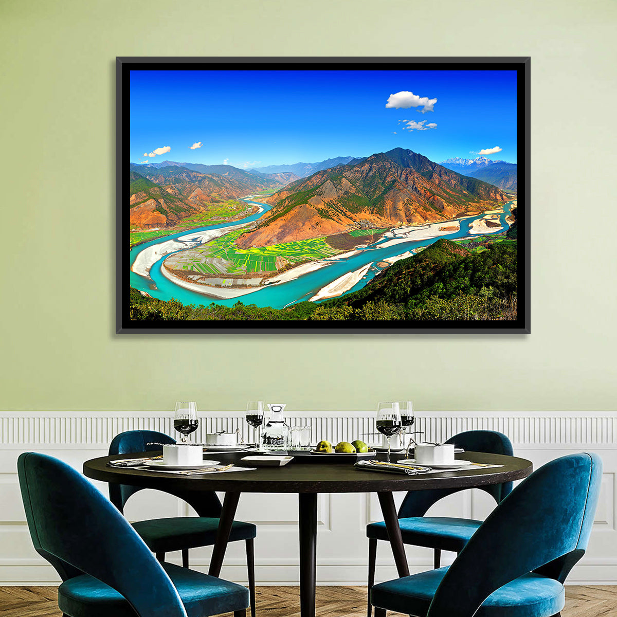 First Bend of the Yangtze, Lijiang Wall Art