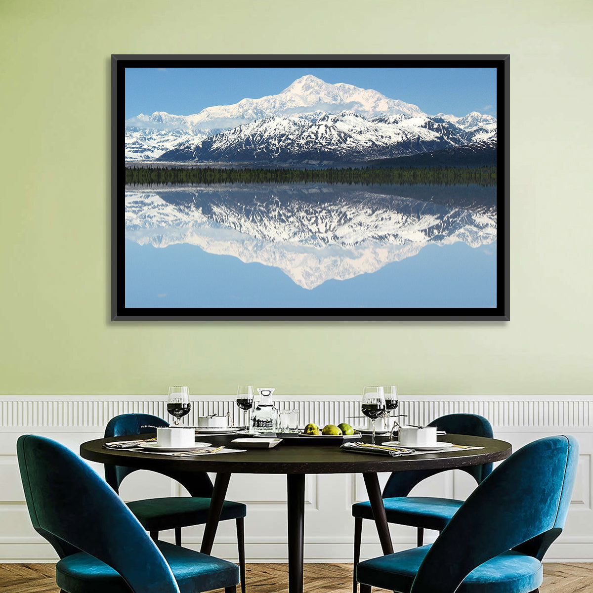 Denali Peak Reflection Wall Art