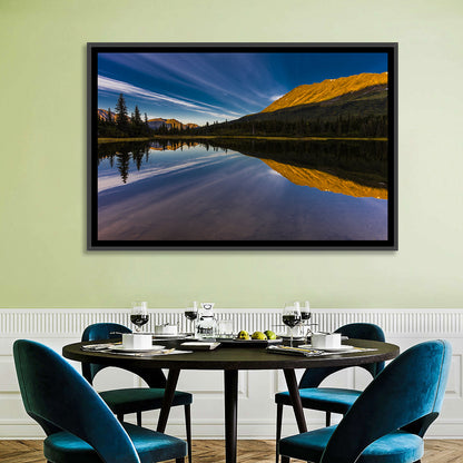 Rainbow Lake at Golden Hour Wall Art