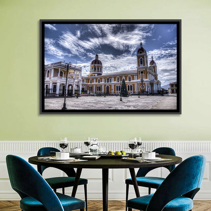 Cathedral of Granada Plaza Wall Art