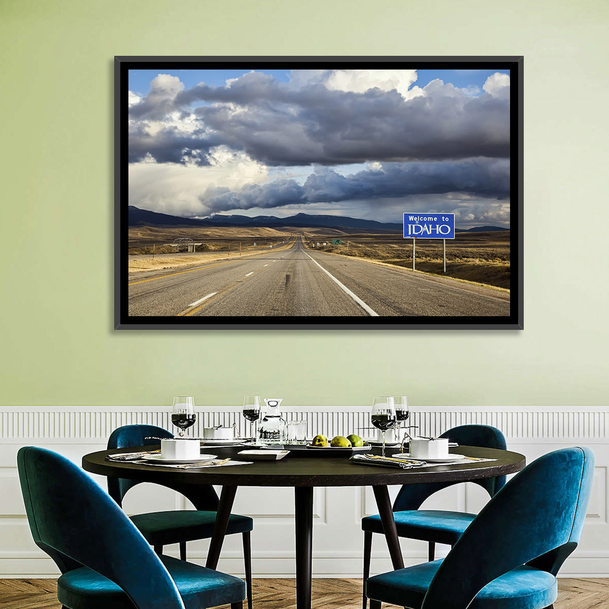 I-15 Idaho Highway Wall Art