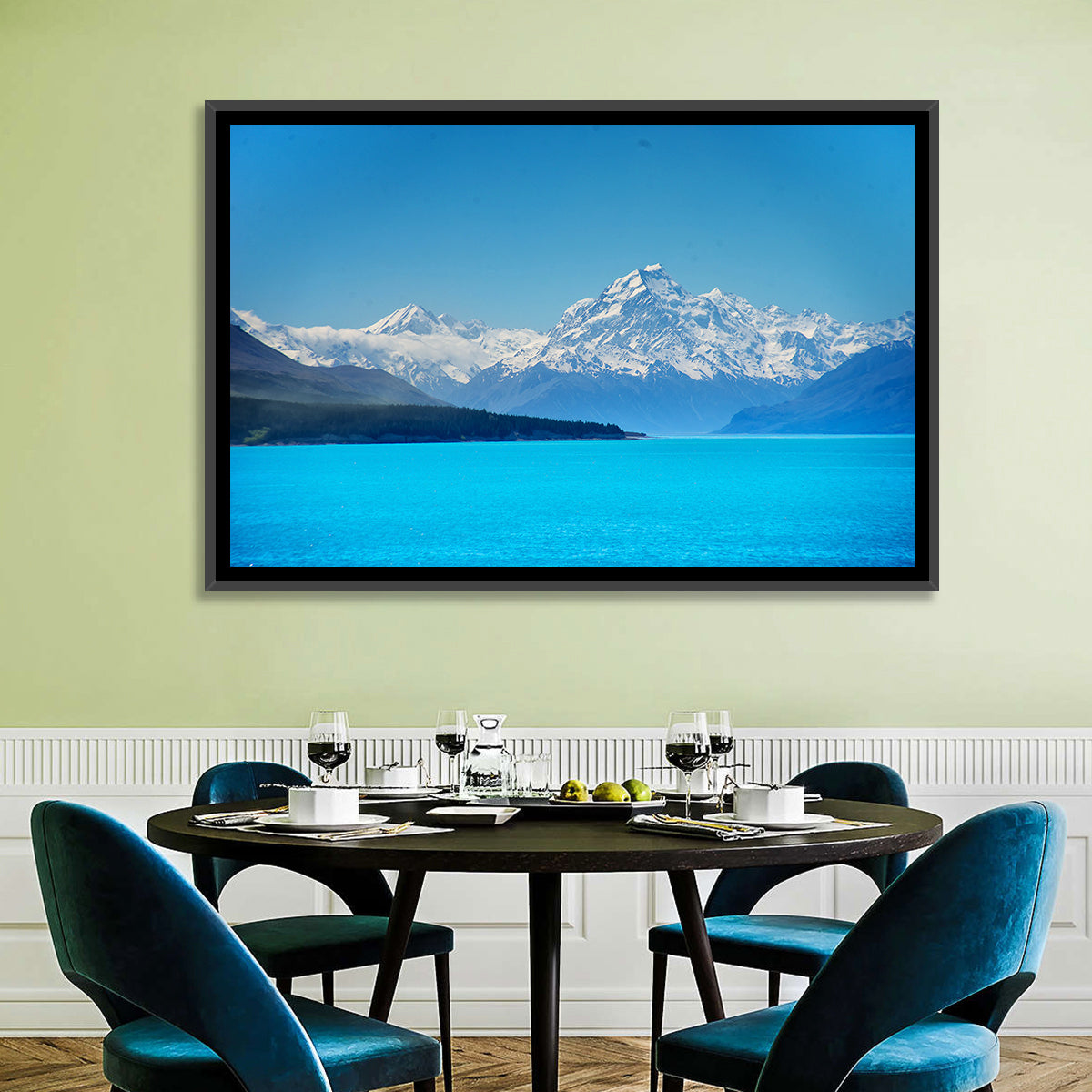 Aoraki Over Lake Pukaki Wall Art