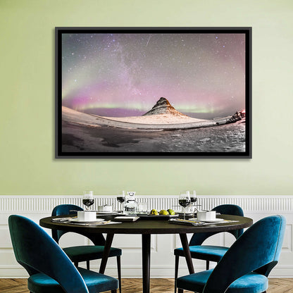 Aurora Over Kirkjufell Wall Art