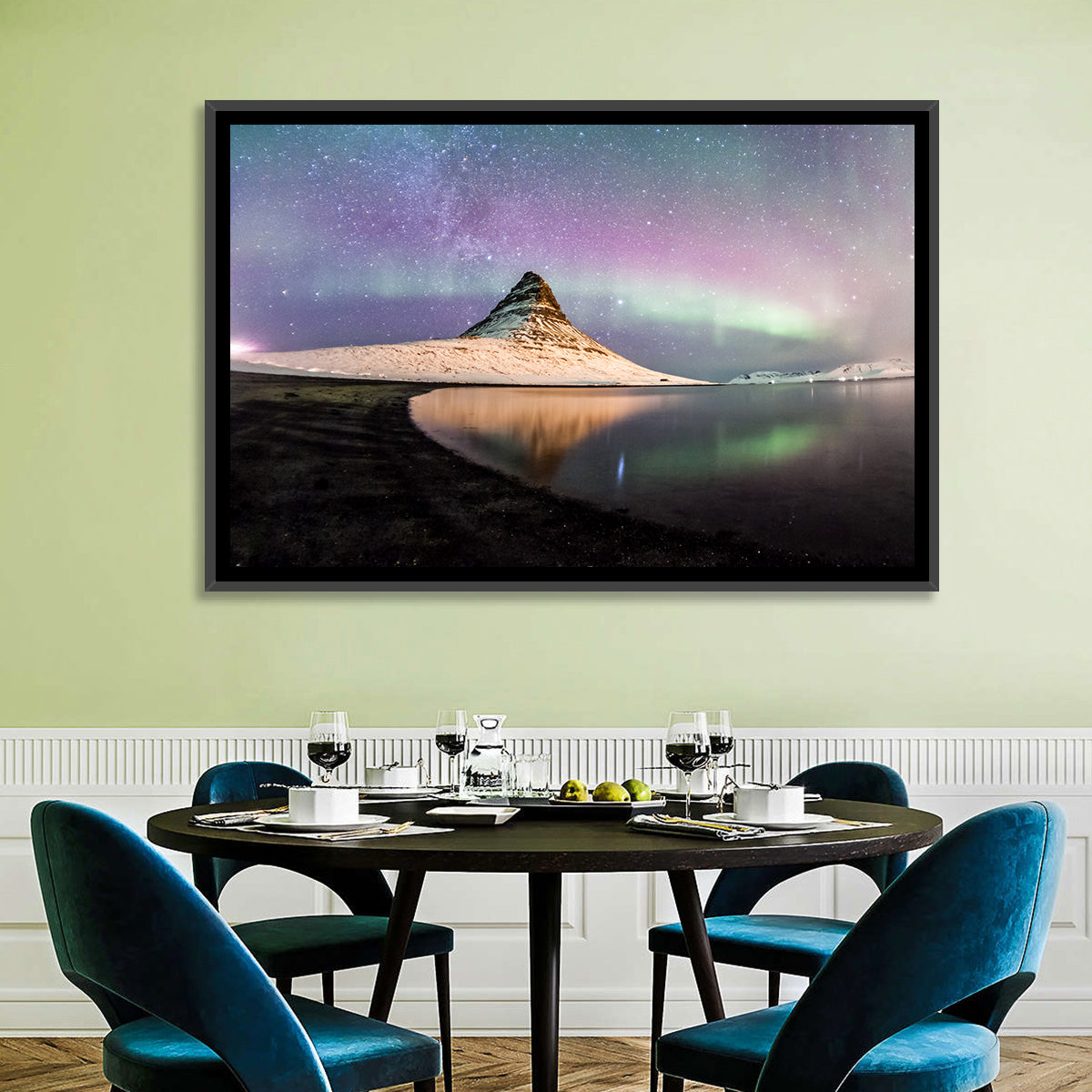 Kirkjufell Under the Milky Way Wall Art