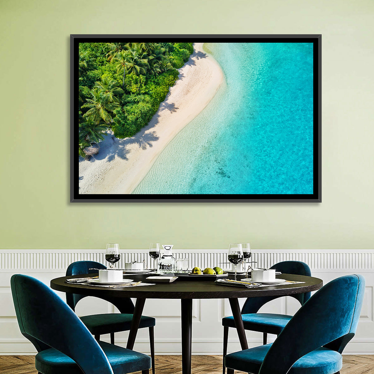 Secluded Tropical Beach Wall Art