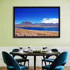 Miscanti Lagoon and Miñiques Volcano Wall Art