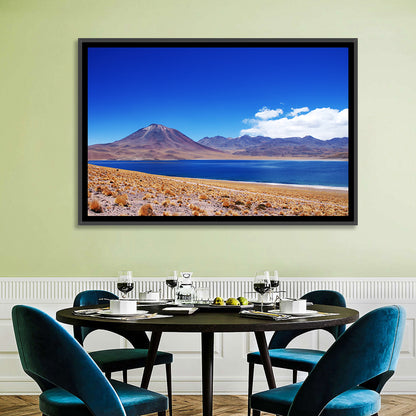 Miscanti Lagoon and Miñiques Volcano Wall Art