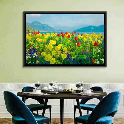 Lake Lucerne Daffodils Wall Art