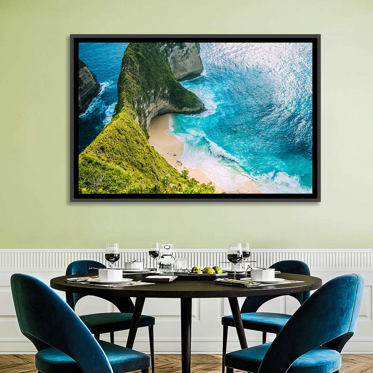 Kelingking Beach, Nusa Penida Wall Art in a room, landscape