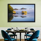 Autumn Morning at Chittenden Lake, Vermont Wall Art