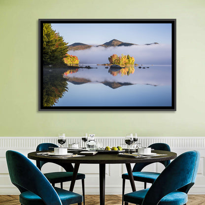 Autumn Morning at Chittenden Lake, Vermont Wall Art