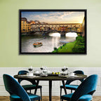 Ponte Vecchio at Golden Hour Wall Art