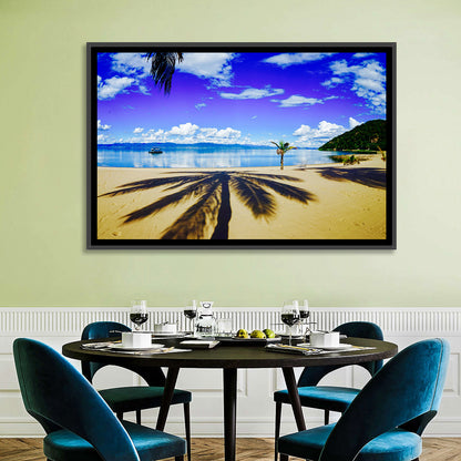 Lake Malawi Palm Shadow Wall Art