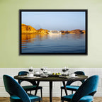 Lake Nasser Cruise Ship at Golden Hour Wall Art