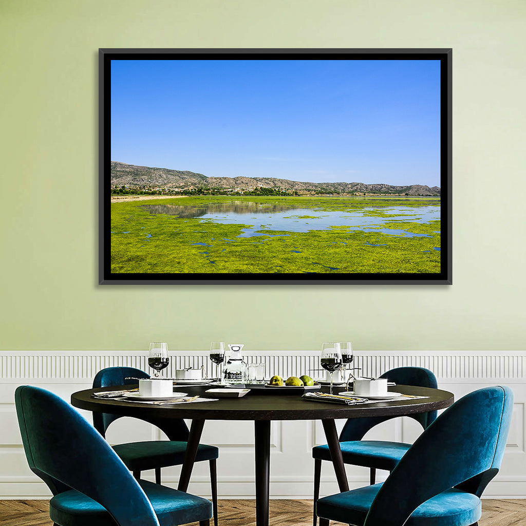 Uchali Lake Algae Reflection Wall Art