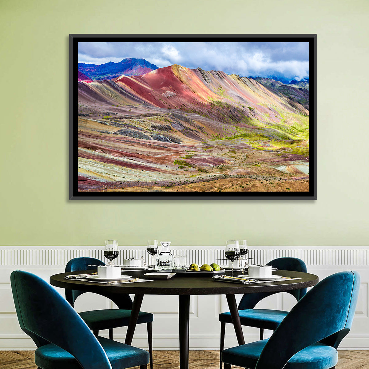 Vinicunca Rainbow Mountain Peru Wall Art