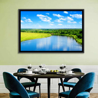 Blue River Meadow Wall Art