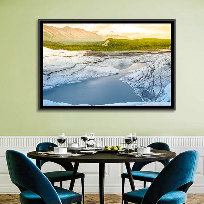 Matanuska Glacier at Sunset Wall Art