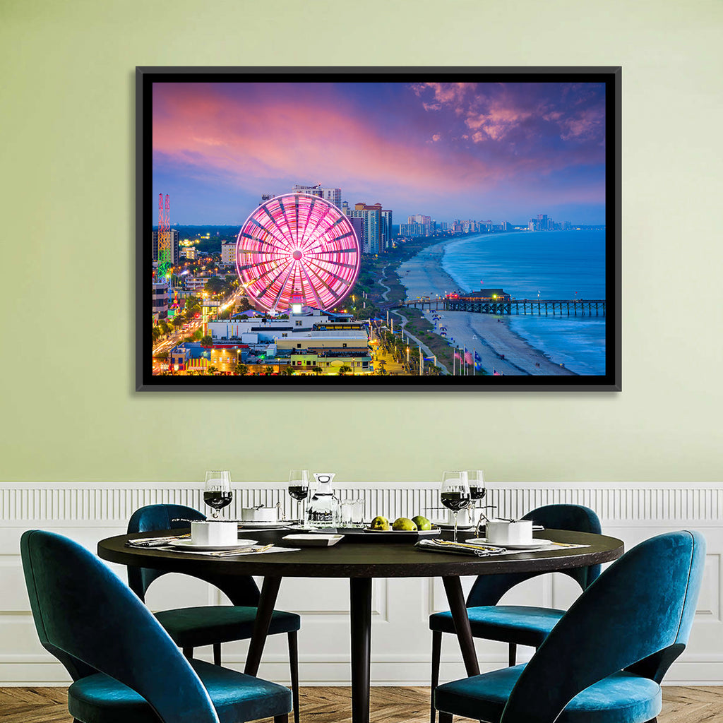 Myrtle Beach Skywheel at Twilight Wall Art