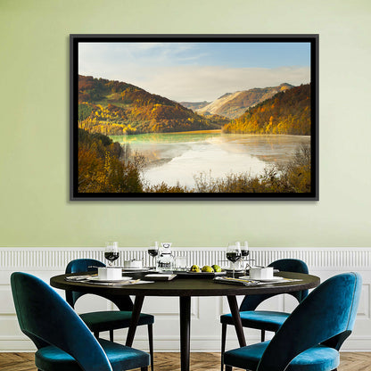 Bright Green Tailings Lake Wall Art