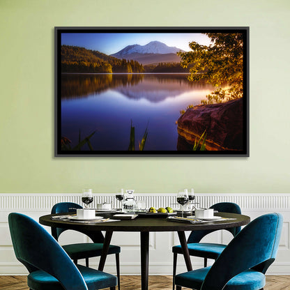 Mt Shasta Reflection at Lake Siskiyou Wall Art