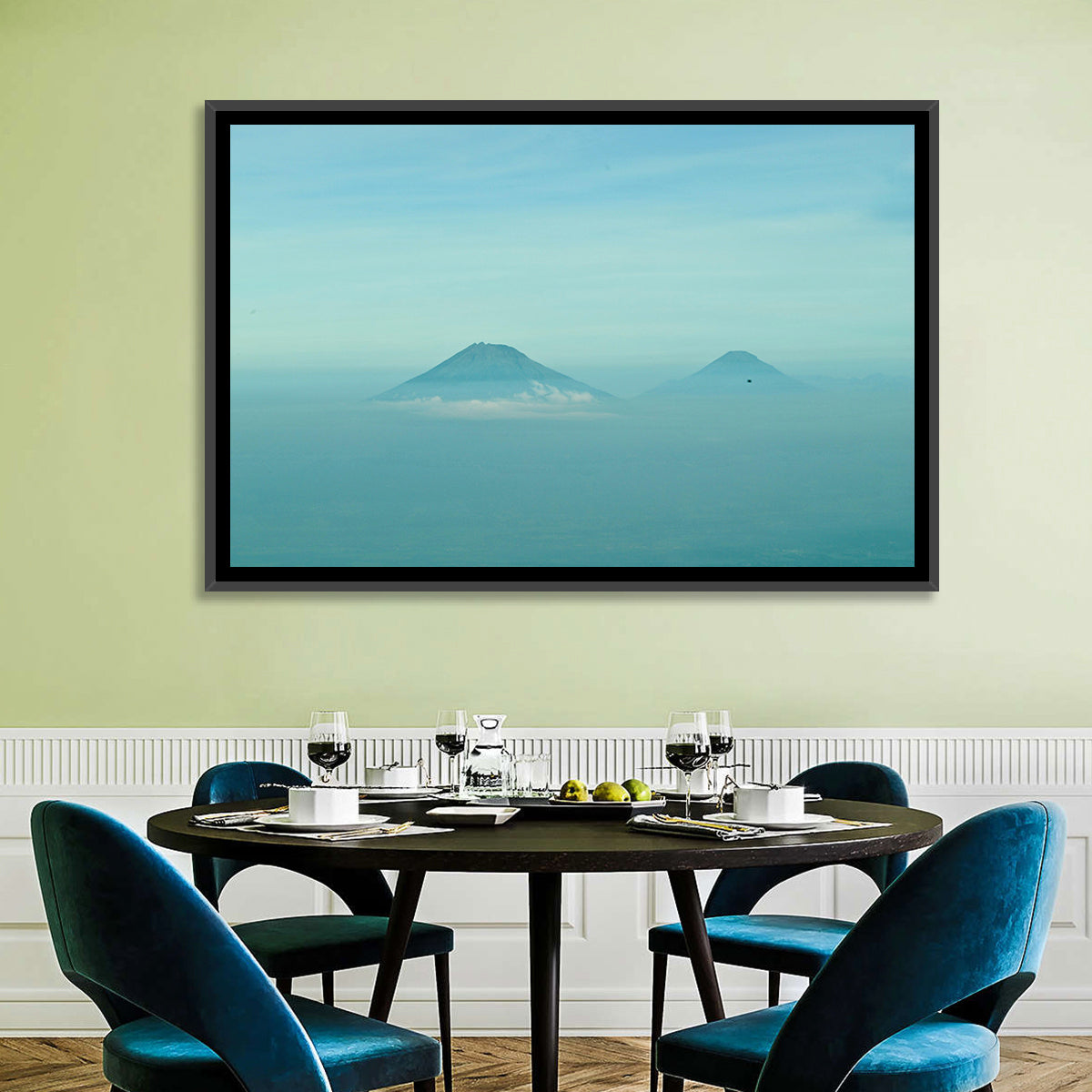 Sumbing and Sindoro Volcanoes Wall Art