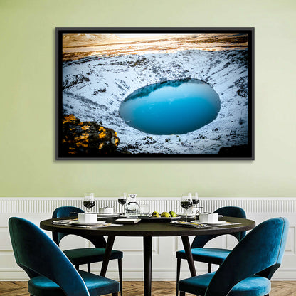 Kerid Crater Lake Wall Art