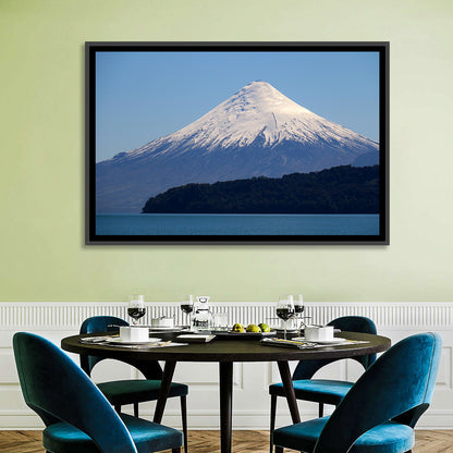 Snow-capped Osorno Volcano Over Lake Wall Art