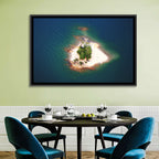 Lake Lanier Island Aerial View Wall Art