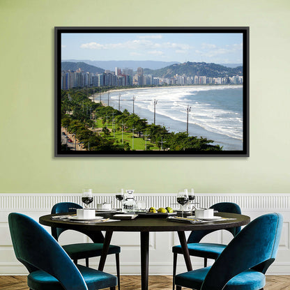 Santos Beach Promenade Wall Art
