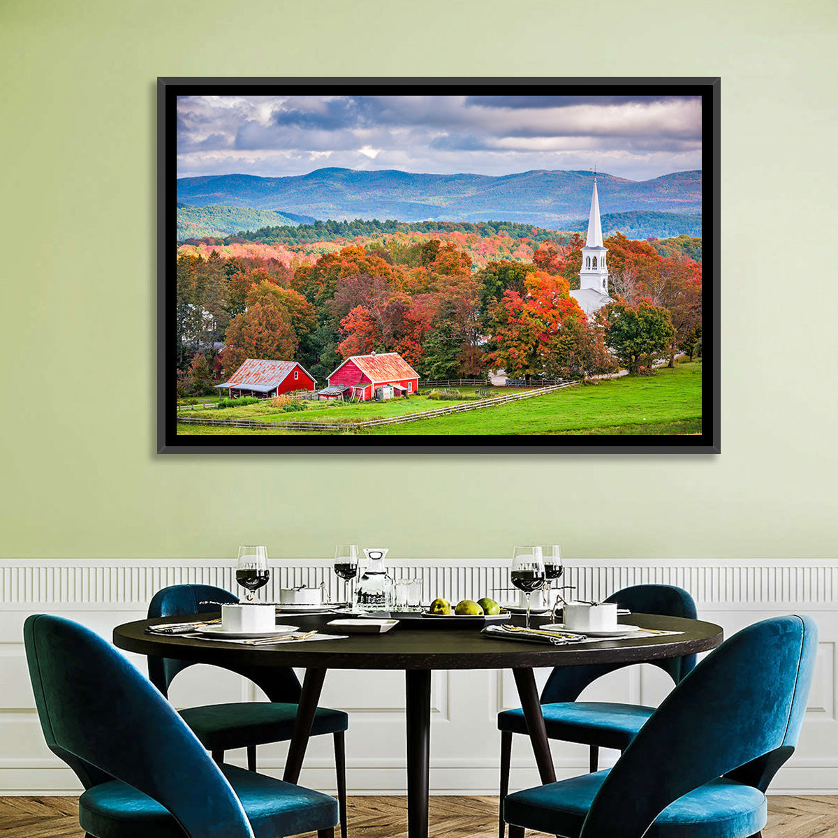 Peacham Autumn Pasture Wall Art