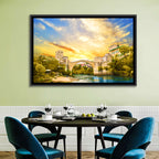 Stari Most at Sunset Wall Art